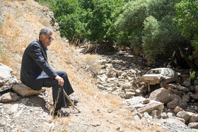 سیل روستای سیجان (آدران) جاده چالوس